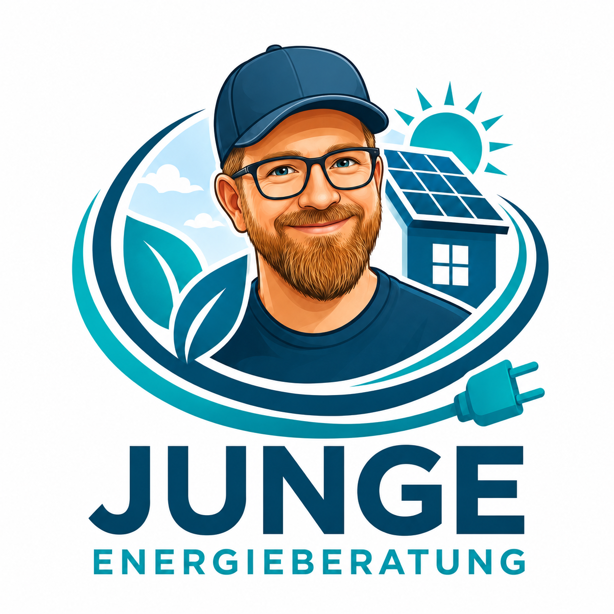 Klaas Junge Illustration mit Kopf